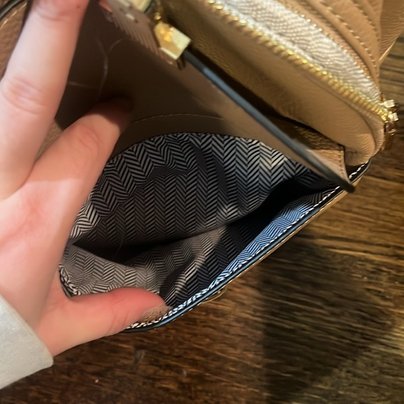 tan mini backpack - Picture 4 of 5